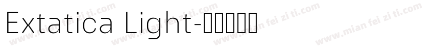 Extatica Light字体转换